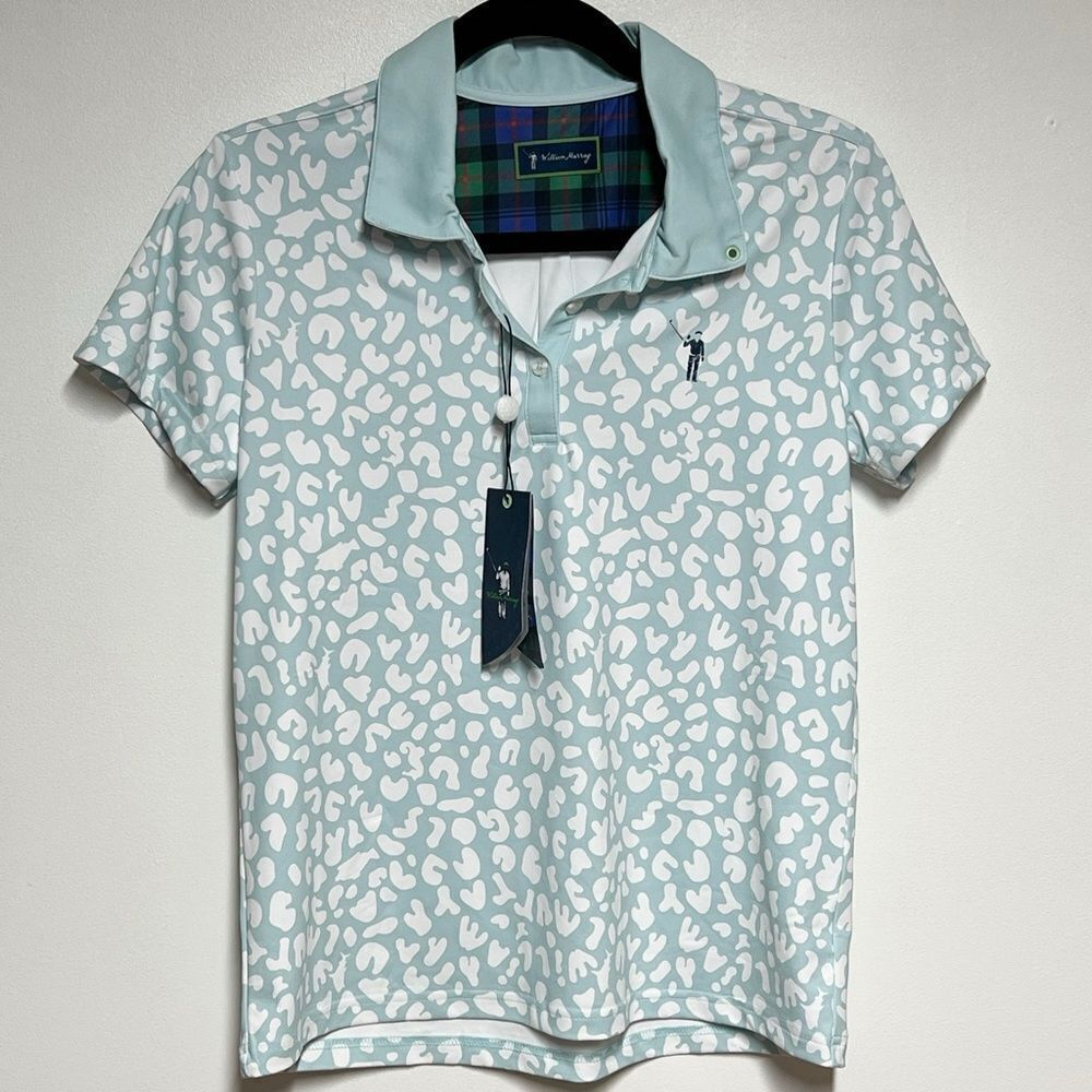Rare NWT William Murray For Esteban Collaboration Women’s Classic Golf Polo Sz M